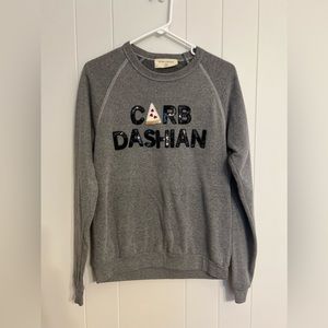 Bow & Drape Sweatshirt Sz M